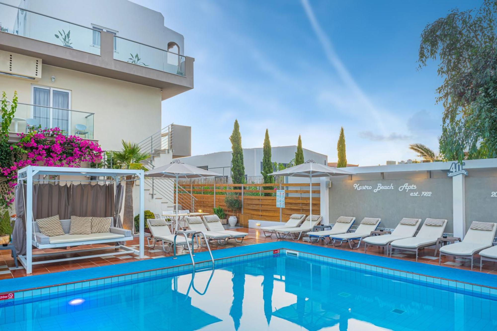 Kastro Beach Apartments Malia  Ngoại thất bức ảnh